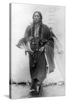 Comanche Chief Quanah Parker Photograph-Lantern Press-Stretched Canvas