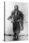 Comanche Chief Quanah Parker Photograph-Lantern Press-Stretched Canvas