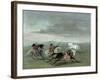 Comanche Feats of Martial Horsemanship, 1834-George Catlin-Framed Giclee Print