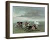 Comanche Feats of Martial Horsemanship, 1834-George Catlin-Framed Giclee Print