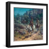 Comanche Moon-Martin Grelle-Framed Art Print