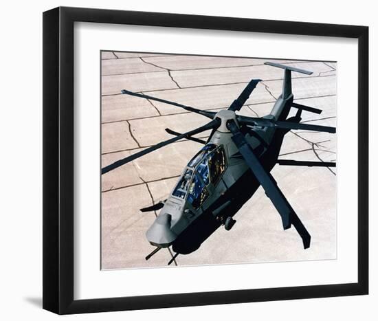 Comanche reconnaissance helicopter-null-Framed Art Print