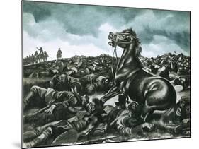 Comanche, the Lone Survivor of Custer's Last Stand-Ron Embleton-Mounted Giclee Print