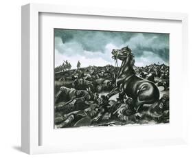 Comanche, the Lone Survivor of Custer's Last Stand-Ron Embleton-Framed Giclee Print