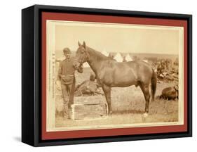 Comanche-John C. H. Grabill-Framed Stretched Canvas