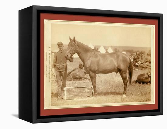 Comanche-John C. H. Grabill-Framed Stretched Canvas