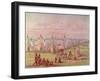 Comanchee Village-George Catlin-Framed Giclee Print