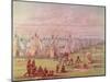 Comanchee Village-George Catlin-Mounted Giclee Print