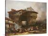 Combat at Porte Pannessac in 1562, C.1833-Julien-michel Gue-Stretched Canvas