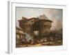 Combat at Porte Pannessac in 1562, C.1833-Julien-michel Gue-Framed Giclee Print