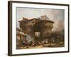 Combat at Porte Pannessac in 1562, C.1833-Julien-michel Gue-Framed Giclee Print