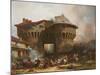 Combat at Porte Pannessac in 1562, C.1833-Julien-michel Gue-Mounted Giclee Print
