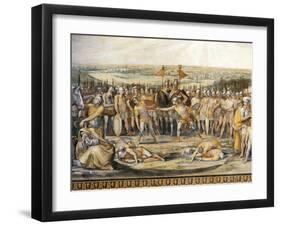 Combat Between Horatii and Curiatii-Giuseppe Cesari-Framed Giclee Print