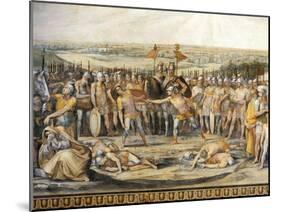 Combat Between Horatii and Curiatii-Giuseppe Cesari-Mounted Giclee Print