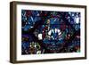 Combat Between Roland and King Marsile, Stained Glass, Chartres Cathedral, France, 1194-1260-null-Framed Photographic Print