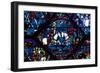 Combat Between Roland and King Marsile, Stained Glass, Chartres Cathedral, France, 1194-1260-null-Framed Photographic Print