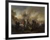 Combat de cavalerie-Philips Wouwerman-Framed Giclee Print