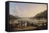 Combat de Salo en Italie, 31 juillet 1796, le Général Guyeux assiégé par un-Hippolyte Lecomte-Framed Stretched Canvas