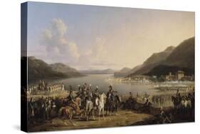 Combat de Salo en Italie, 31 juillet 1796, le Général Guyeux assiégé par un-Hippolyte Lecomte-Stretched Canvas