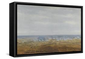 Combat de Wachau près de Leipzig, première journée de la bataille, le 16 octobre 1813 à 3 heures-Théodore Jung-Framed Stretched Canvas