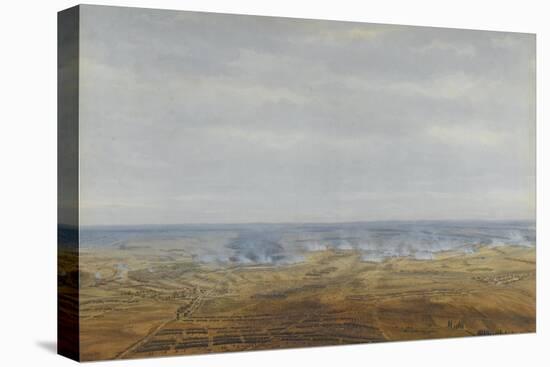 Combat de Wachau près de Leipzig, première journée de la bataille, le 16 octobre 1813 à 3 heures-Théodore Jung-Stretched Canvas