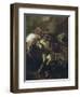 Combat du Giaour et du Pacha.-Eugene Delacroix-Framed Giclee Print