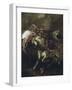 Combat du Giaour et du Pacha.-Eugene Delacroix-Framed Giclee Print