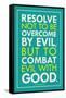 Combat Evil With Good Pope Francis Quote-null-Framed Stretched Canvas