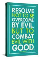 Combat Evil With Good Pope Francis Quote-null-Stretched Canvas