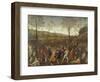 Combat of Love and Chastity-Pietro Perugino-Framed Giclee Print