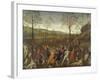 Combat of Love and Chastity-Pietro Perugino-Framed Giclee Print