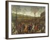 Combat of Love and Chastity-Pietro Perugino-Framed Giclee Print