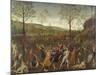 Combat of Love and Chastity-Pietro Perugino-Mounted Giclee Print