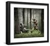 Combat-null-Framed Art Print