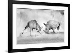 Combat-null-Framed Art Print