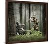 Combat-null-Framed Art Print