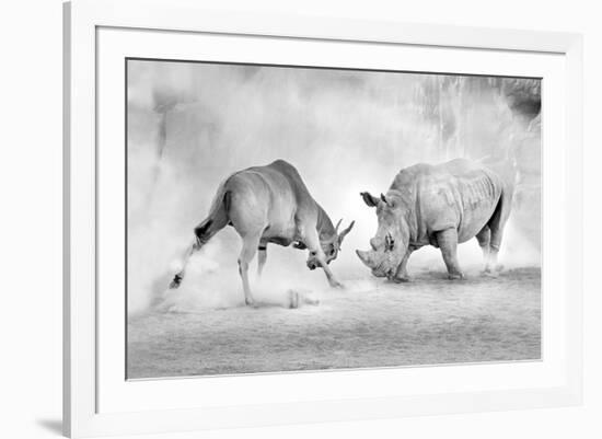 Combat-null-Framed Art Print