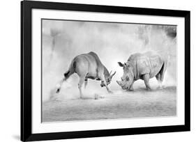 Combat-null-Framed Art Print