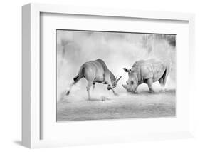 Combat.-Juan Luis Duran-Framed Photographic Print