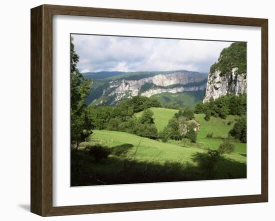 Combe Laval, Parc Naturel Regional Du Vercors, Drome, Rhone Alpes, French Alps, France-David Hughes-Framed Photographic Print