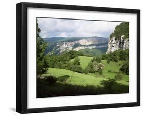 Combe Laval, Parc Naturel Regional Du Vercors, Drome, Rhone Alpes, French Alps, France-David Hughes-Framed Photographic Print