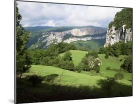 Combe Laval, Parc Naturel Regional Du Vercors, Drome, Rhone Alpes, French Alps, France-David Hughes-Mounted Photographic Print