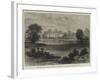 Combermere Abbey, Cheshire, the Temporary Residence of the Empress of Austria-Sir John Gilbert-Framed Giclee Print