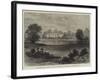 Combermere Abbey, Cheshire, the Temporary Residence of the Empress of Austria-Sir John Gilbert-Framed Giclee Print