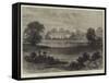 Combermere Abbey, Cheshire, the Temporary Residence of the Empress of Austria-Sir John Gilbert-Framed Stretched Canvas