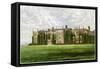 Combermere Abbey, Shropshire, Home of Viscount Combermere, C1880-AF Lydon-Framed Stretched Canvas