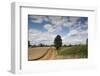 Combine Harvester Harvesting Oats, Ellingstring, North Yorkshire, England, UK, August-Paul Harris-Framed Photographic Print