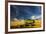 Combine Harvesting Wheat, Palouse Country, Washington, USA-Terry Eggers-Framed Photographic Print