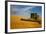 Combine Harvesting Wheat, Palouse Country, Washington, USA-Terry Eggers-Framed Photographic Print