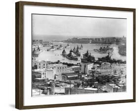 Combined Fleets in Naval Exercise-null-Framed Photographic Print